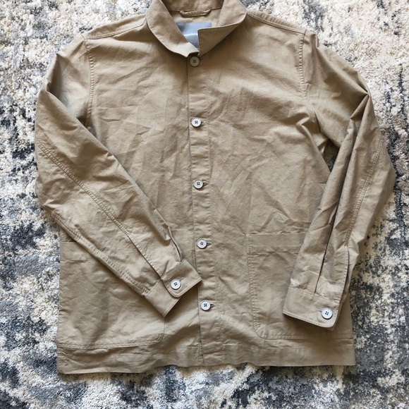 Organic Basics Women Cotton Oxford Overshirt Small - Picture 4 of 9